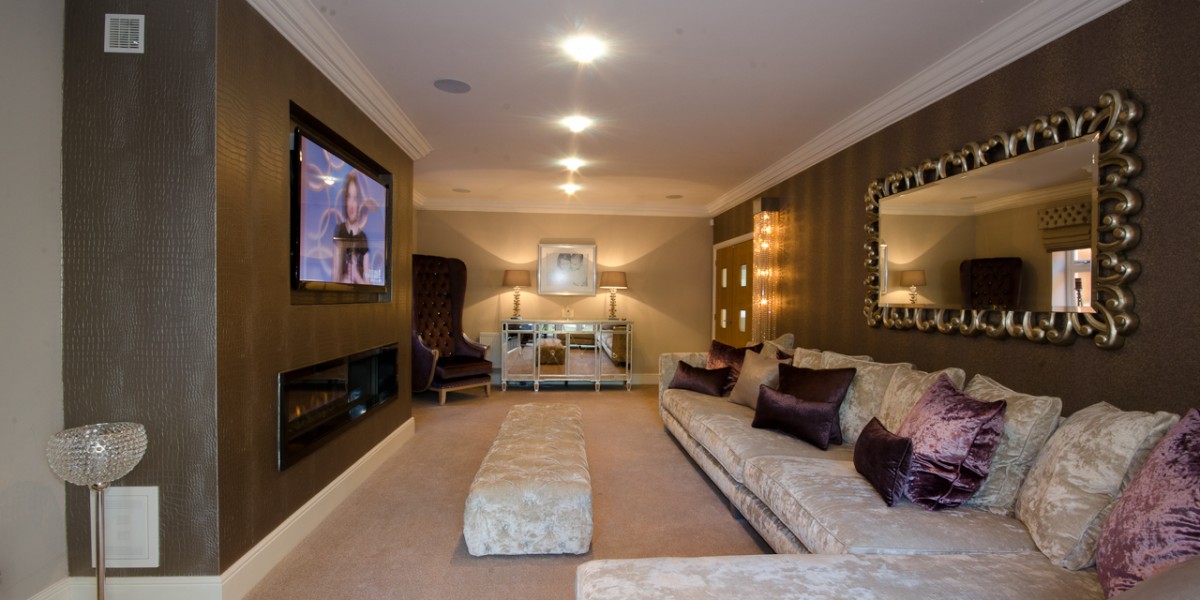 luxury sitting room interior