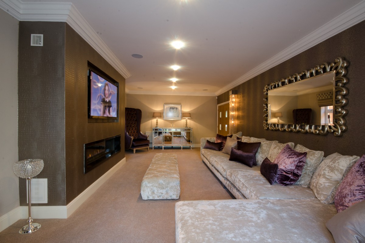 luxury sitting room interior