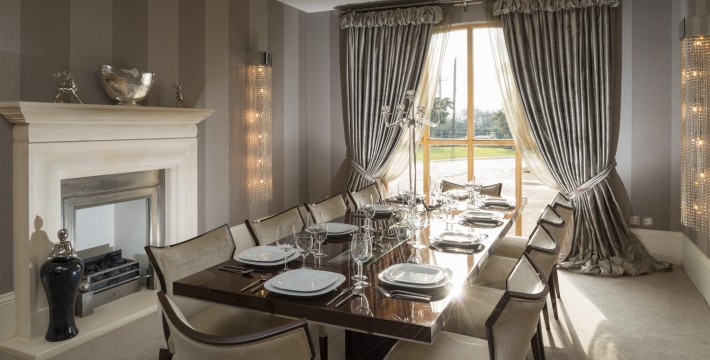 modern classic dining room interior