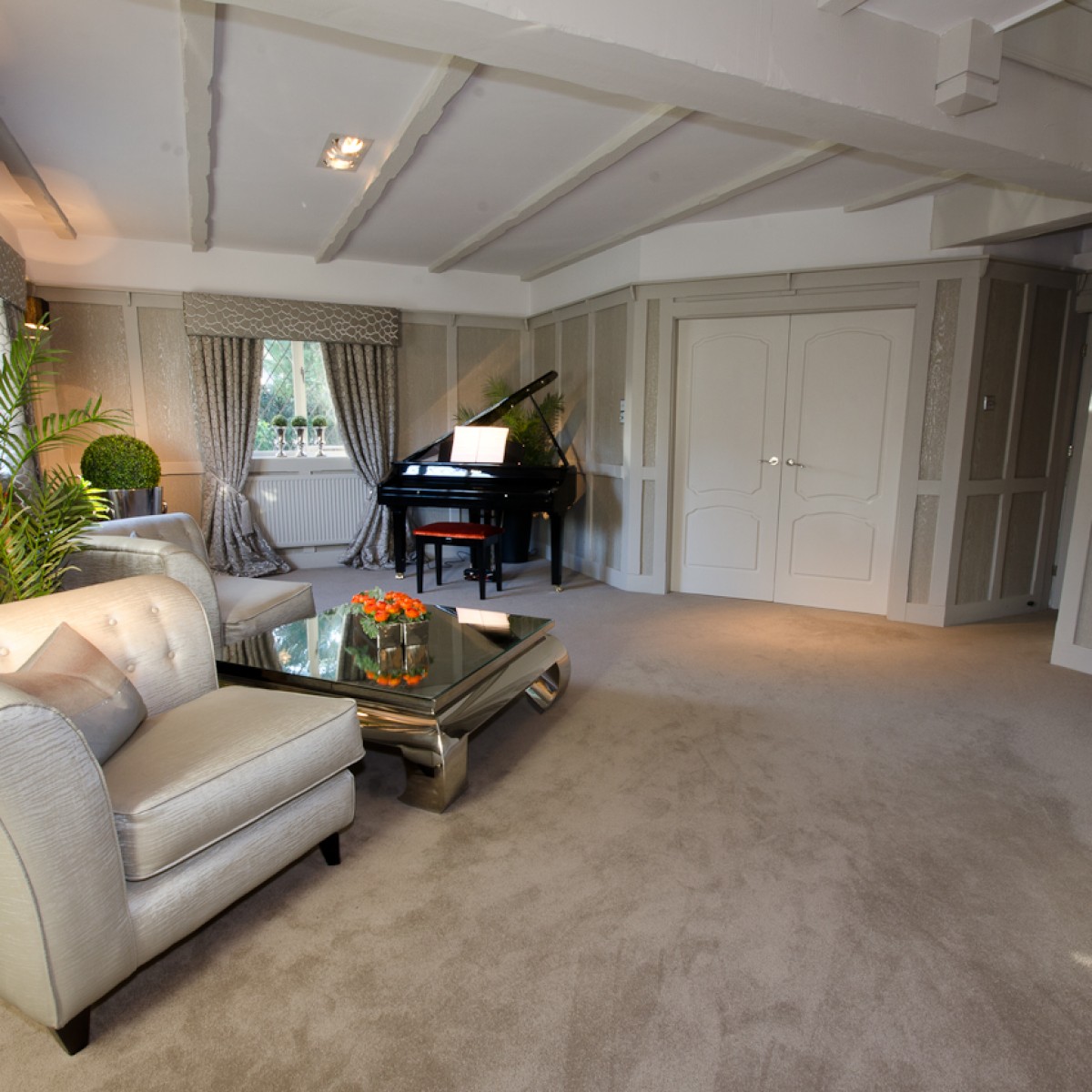 Modern Classic Living room Interior Design - Sutton Coldfield