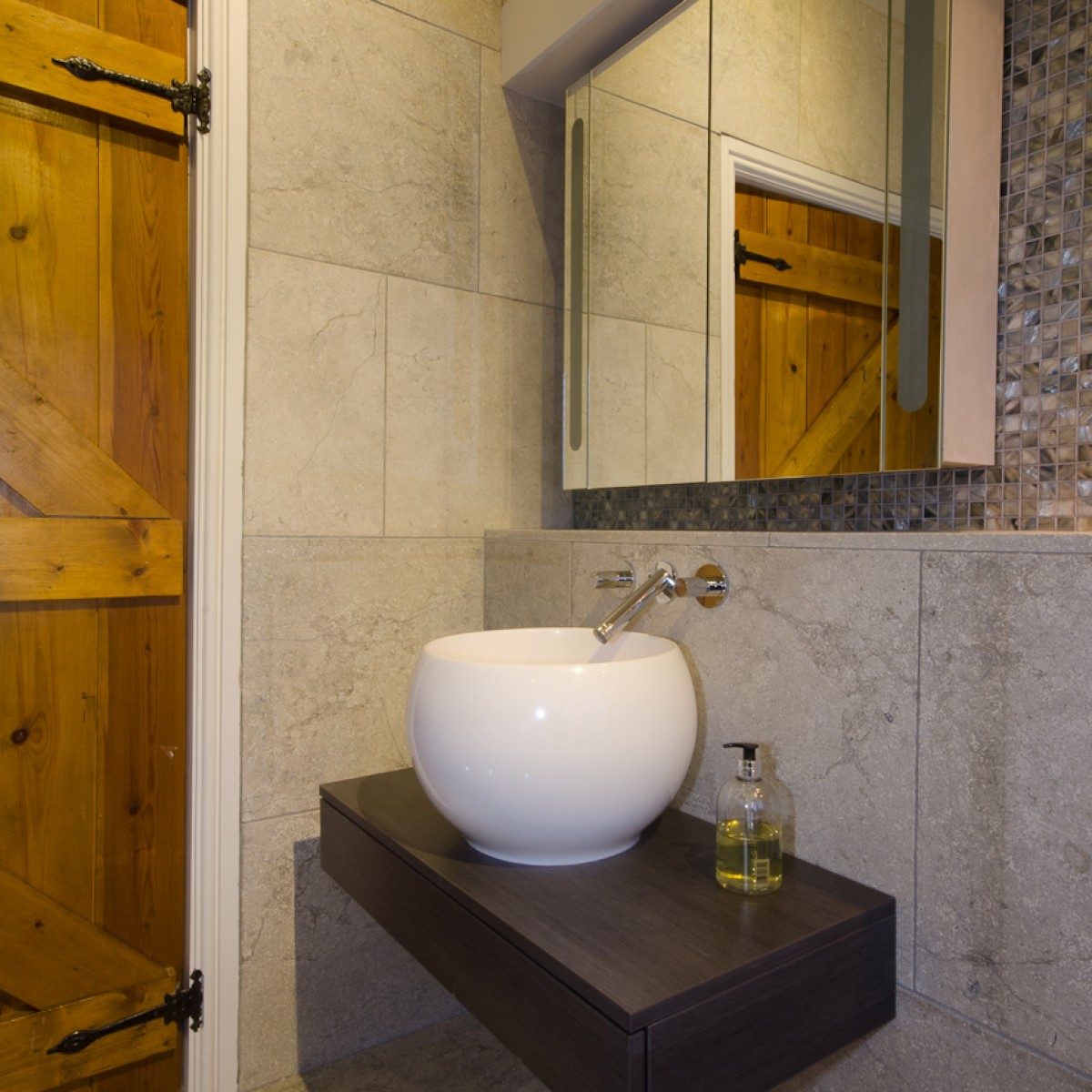 Contemporary Bathroom Design for Barn in Warwickshire