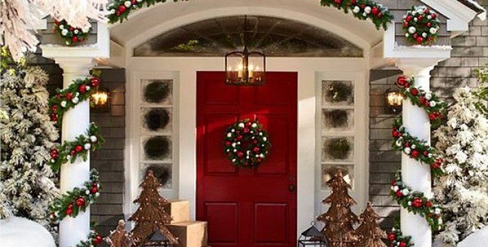 Luxury Christmas Porch decor